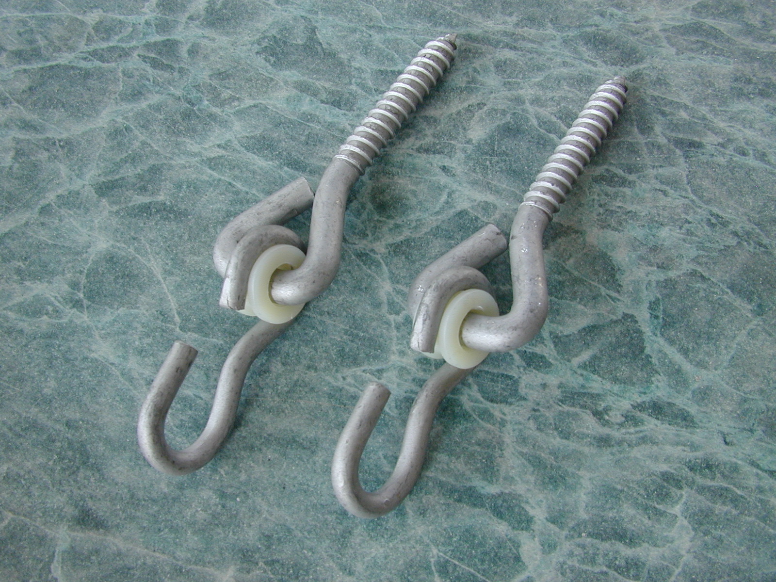 Lag Thread Swing hanger - Pair - Galv - E Hook